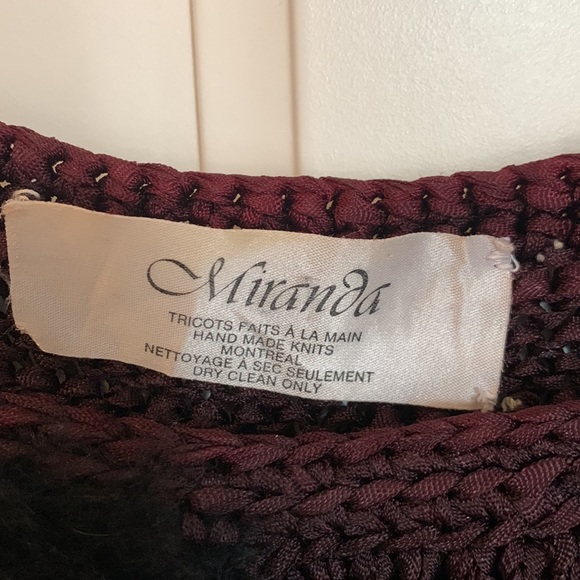 Vintage handmade knit top - Picture 3 of 3